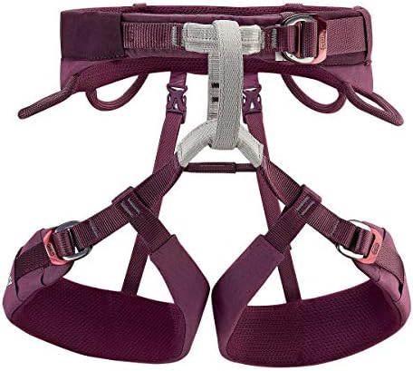 PETZL LUNA Women's Harness - Adjustable Rock and Ice Climbing Harness for Single and Multi-Pitch Climbs - Violet - S