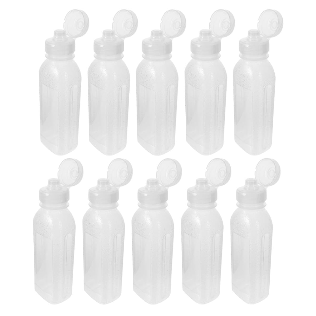 Botellas exprimibles de plástico para aceite FELTECHELECTR 300 Ml con dispensador medidor