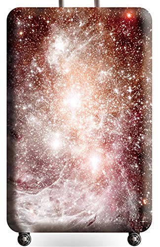 Hayisugal Kofferhülle Elastisch Kofferschutzhülle extra dick Gepäck Cover Reisekoffer Hülle Kofferschutz Luggage Cover Gepäckabdeckung Schutz Bezug, Sternenhimmel, M (22-24 Zoll) Cover