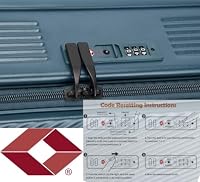 Super Solu Reisekoffer XL 28 Zoll Erweiterbar Frontöffnung TSA Blau – Ansicht 6