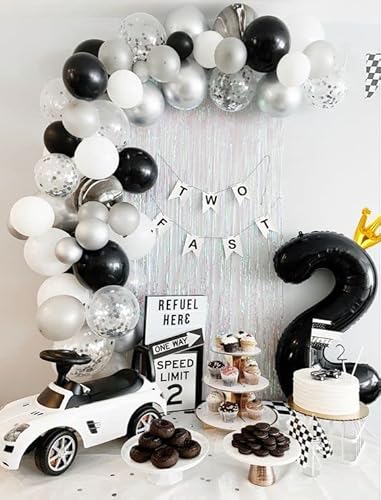 Number 3 Balloons - Large, 40 Inch | 3Rd Birthday Decorations |Crown 3Rd Birthday Balloon Numbers | Big Numbers 13 30 For Party Decorations Anniversary, Black #TOP3