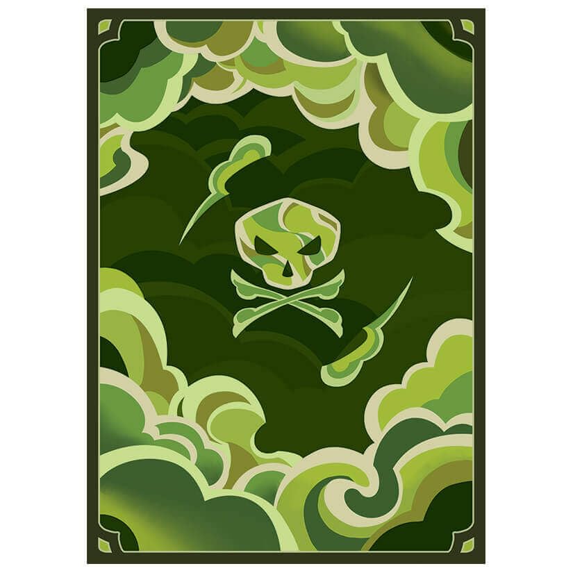 Fantasy North - Poison - Elements Series II - 100 Textured Matte TCG Card Sleeves - Fits Magic MTG Commander Pokemon and Other Card Games - Playing Card Sleeves