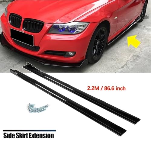Faldones laterales de 2,2 metros para BMW Serie 3 E90 E91, kit de ABS resistente 2
