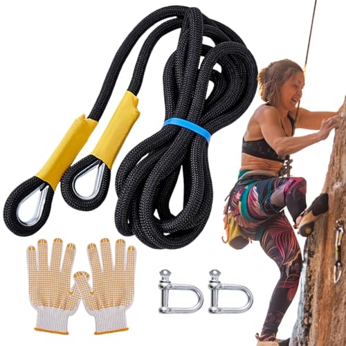 Sangle de remorquage pour voiture robuste en nylon 5 tonnes pour récupération tout-terrain