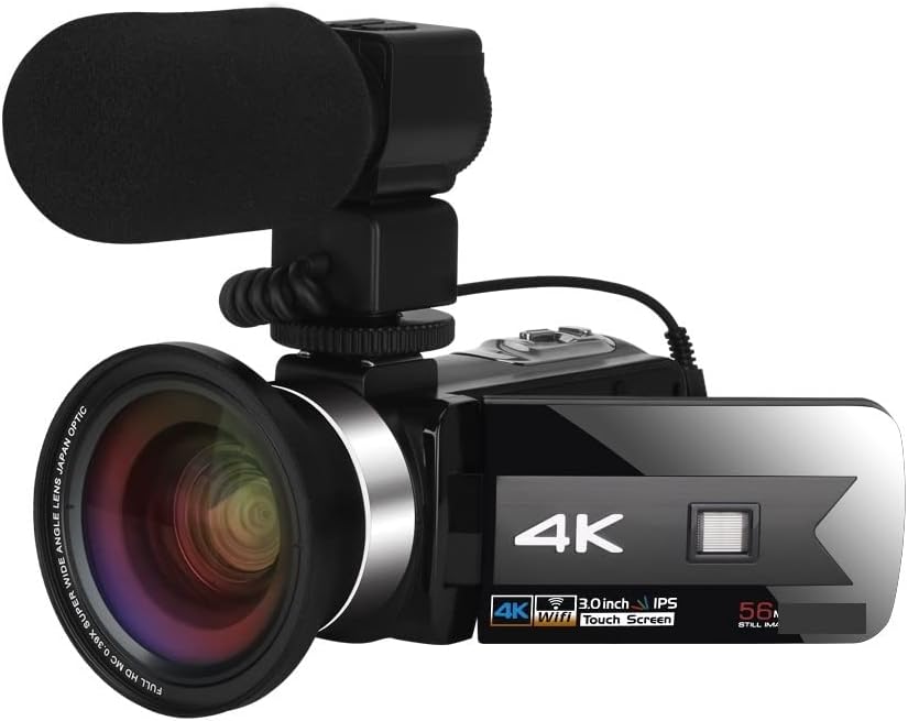 ビデオカメラ カムコーダー マイク付きのデジタルビデオビデオカメラ