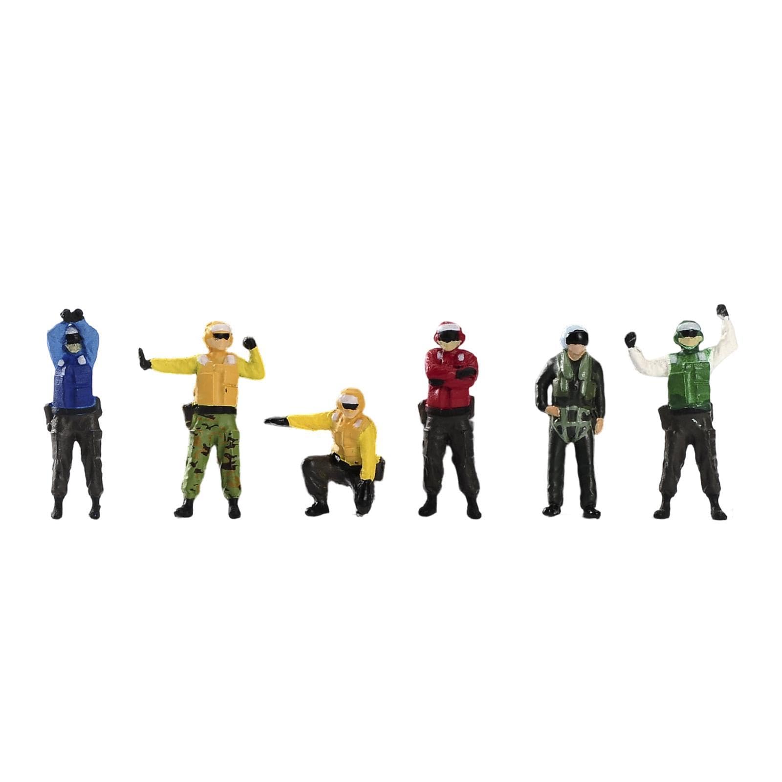 kowaku Lot de 6 Figurines Miniatures à L'échelle 1:72, Idéales pour La Création de Décors et La Photographie.