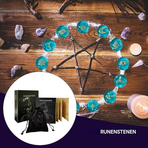 Piedras de brujas un regalo místico con bolsa y guía esotérica inicial 2