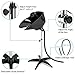 Mefeir Black Portable Shampoo Sink with Adjustable Height & Drain Hose, Salon Hair Washing Basin Barbershop Beauty Spa Stylist Deep Bowl