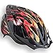 Schwinn Thrasher - Casco leggero in microshell per bicicletta, pattini, skateboard e scooter, Ragazzi, HESW99769452, Nero con arancione e giallo, 50-56cm