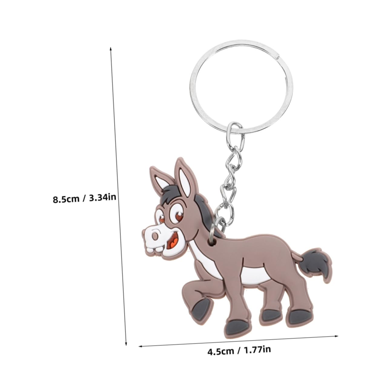 UPKOCH 60stücke Donkey Schlüsselanhänger Lustige Tierische Esel Charms Für Kindergeburtstagsfeiern Und Partygeschenke Perfektes Mitbringsel Aus Strapazierfähigem Material