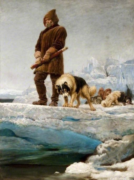 Toile L'ultimo equipaggio Briton Rivière peinture de salon 60x90cm