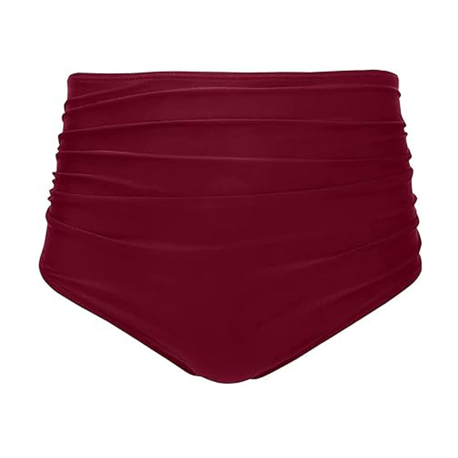 Bikini Damskie Damskie Kąpielówki Z Wysokim Stanem Spódnice Marszczone Zestawy Bikini Tankini Majtki Strój Kąpielowy Szorty Bielizna, Kamuflaż, XXL
