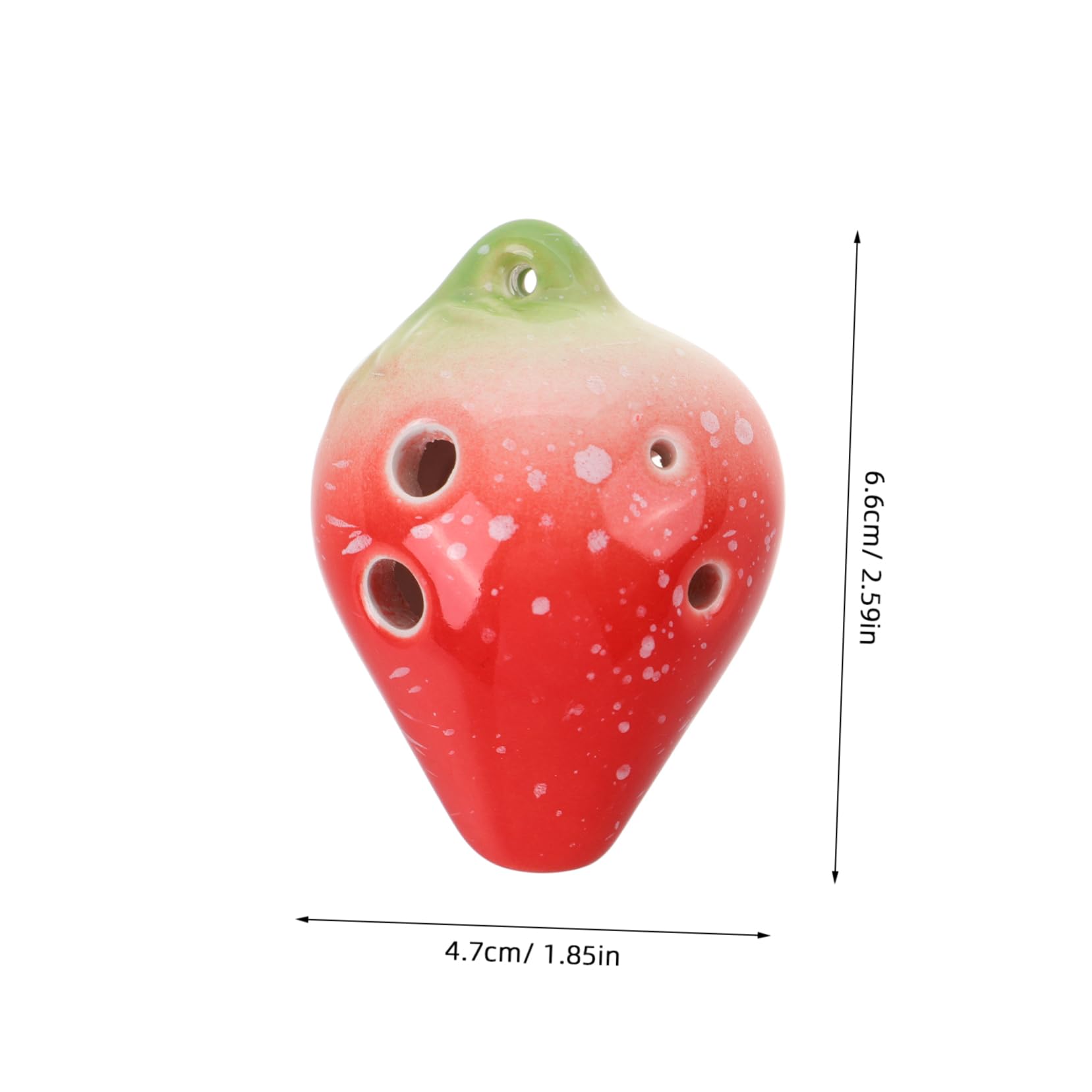 Toddmomy 6 Strawberry Ocarina Six Music Instrument for Early Music Learning and Practice Sturdy Design for and Parties