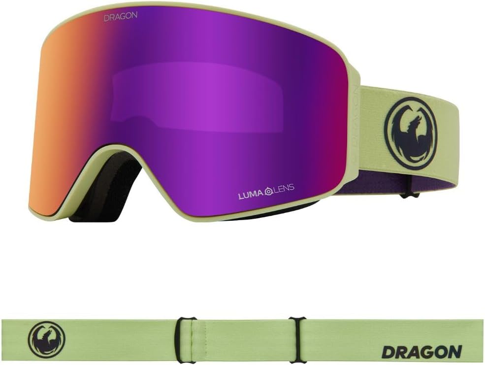 Dragon NFX Mag OTG Goggle Bonus Lens Matcha W/Lumalens Purple Ion + Lumalens Midnight 2025
