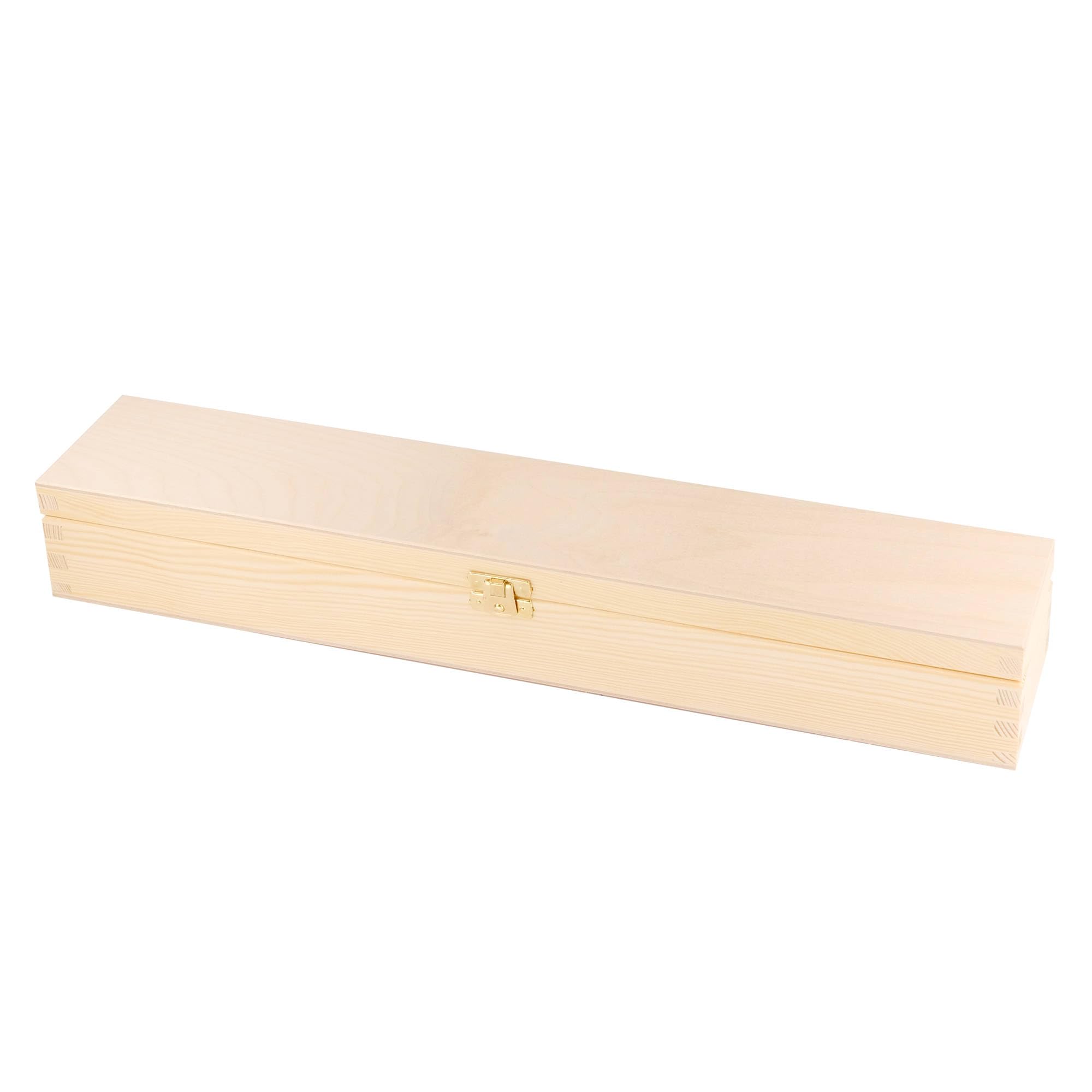 Wooden World Mondo in Legno - Scatola in legno per candele lunghe scatola per candele da battesimo e comunione o scatola per bacchette