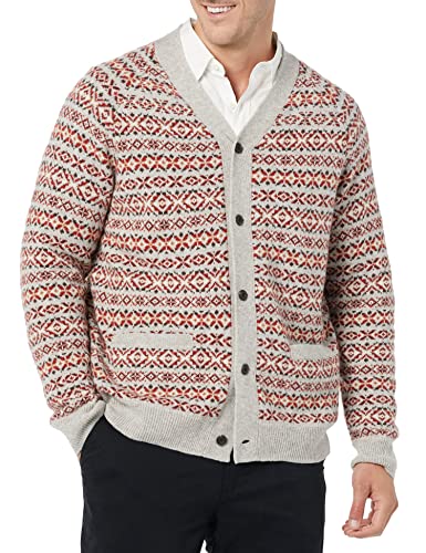 Image of Amazon Essentials Men's Lambs Wool V-Neck Cardigan Sweater with Pockets (Previously Goodthreads)