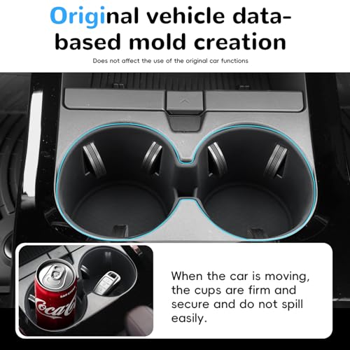 Insert de Portavasos de Silicona para Toyota Prius 2023-2026 miniatura 3