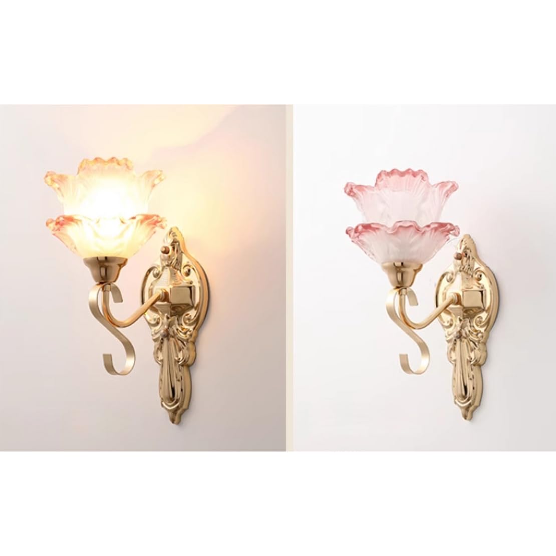 Amazon.co.jp : KY LEE ブラケットライト 北欧 花 おしゃれ 室内照明