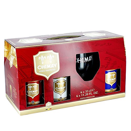 Brasserie De Chimay - Estuche Chimay Trilogy 6 * 33 + 1 Vaso