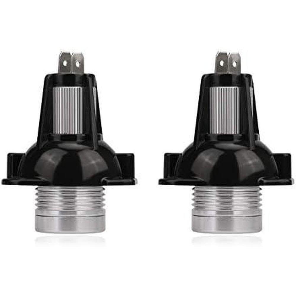 Riloer Angel Eyes Light Car LED Lampadine Halo Ring Marker,Fari Halo Xenon Bianco 6000K, 2 Pezzi Angel Eyes Fendinebbia Rotondi Compatibili con BMW Serie 3,63117161444