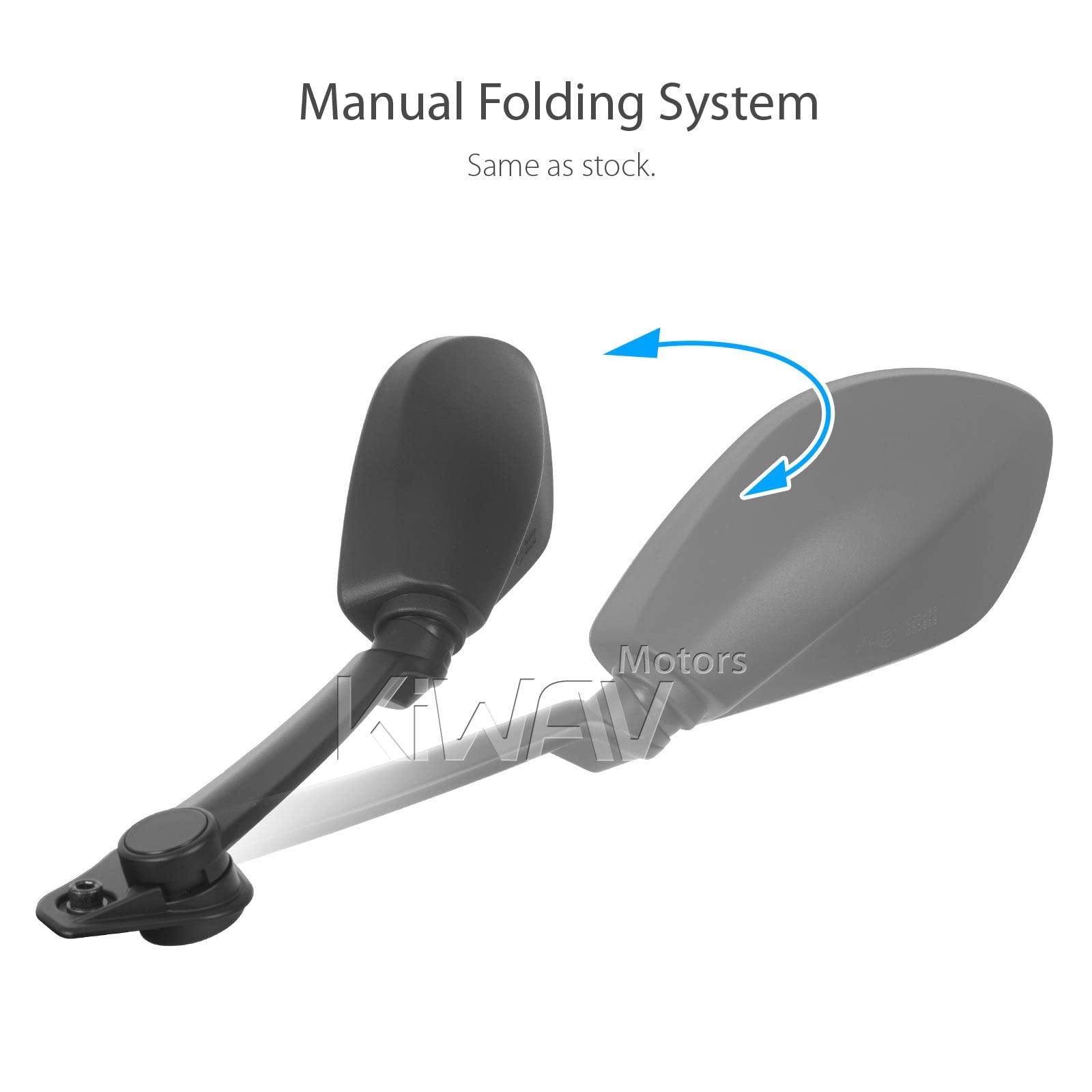 Amazon.com: KiWAV Motorcycle Aftermarket Replacement Mirrors Sold 