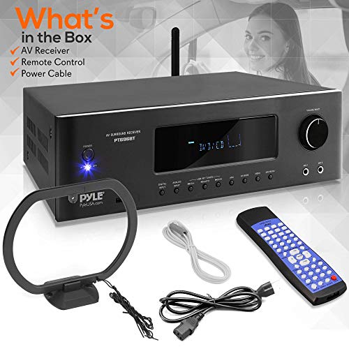 Pyle PT696BT.5 1000W Bluetooth Home Theater Receiver - 5.2 Channel Surround Sound Stereo Amplifier System With 4K Ultra Hd, 3D Video & Blu-Ray Video Pass-Through Support thumb #6