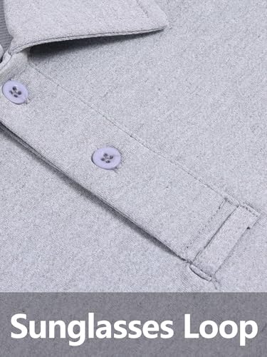 Camiseta polo para hombre Lexiart, corte holgado, manga corta, transpirable, con cuello, tallas M-3XL miniatura 4