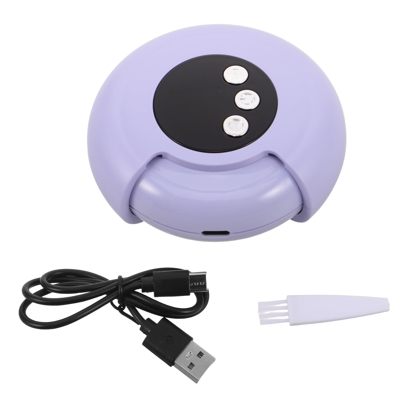 Hohopeti Molinillo Eléctrico para Uñas de Niña Herramienta Portátil de Cuidado Infantil Recargable para Recortar y Pulir Uñas Seguro para Recién Nacidos Pequeños y Viajes