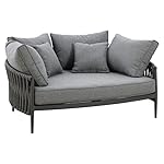 OUTLIV. Daybed Lena Aluminium & Rope Grau-Anthrazit