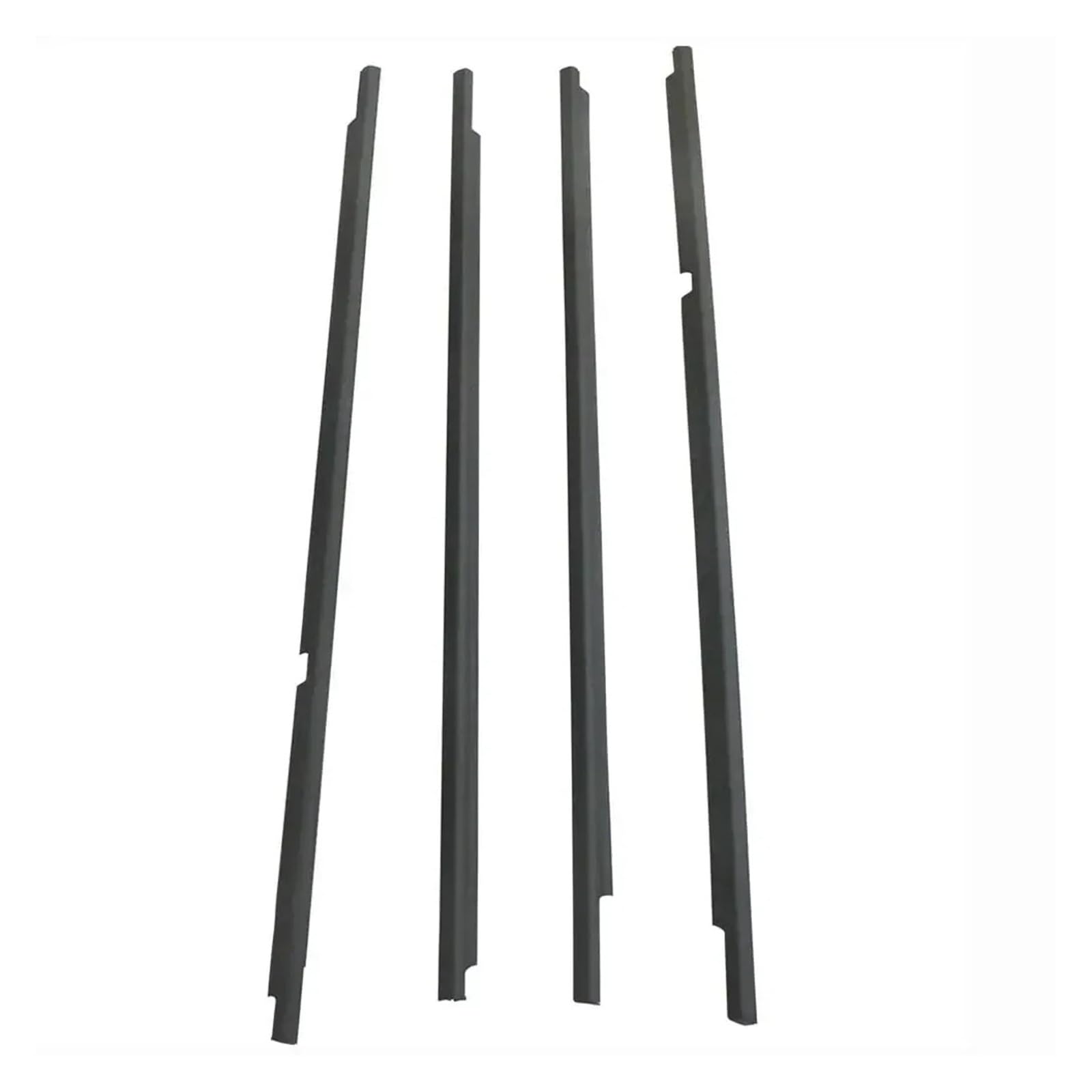 Uussup Black Rubber Seal Weather Stripping For Toyota For Land For Cruiser Lc100 Series For Lexus Lx470 1998-2007 Outer Windows Rubber Weatherstrip Door Seal Belt Moulding Trim 4Pcs