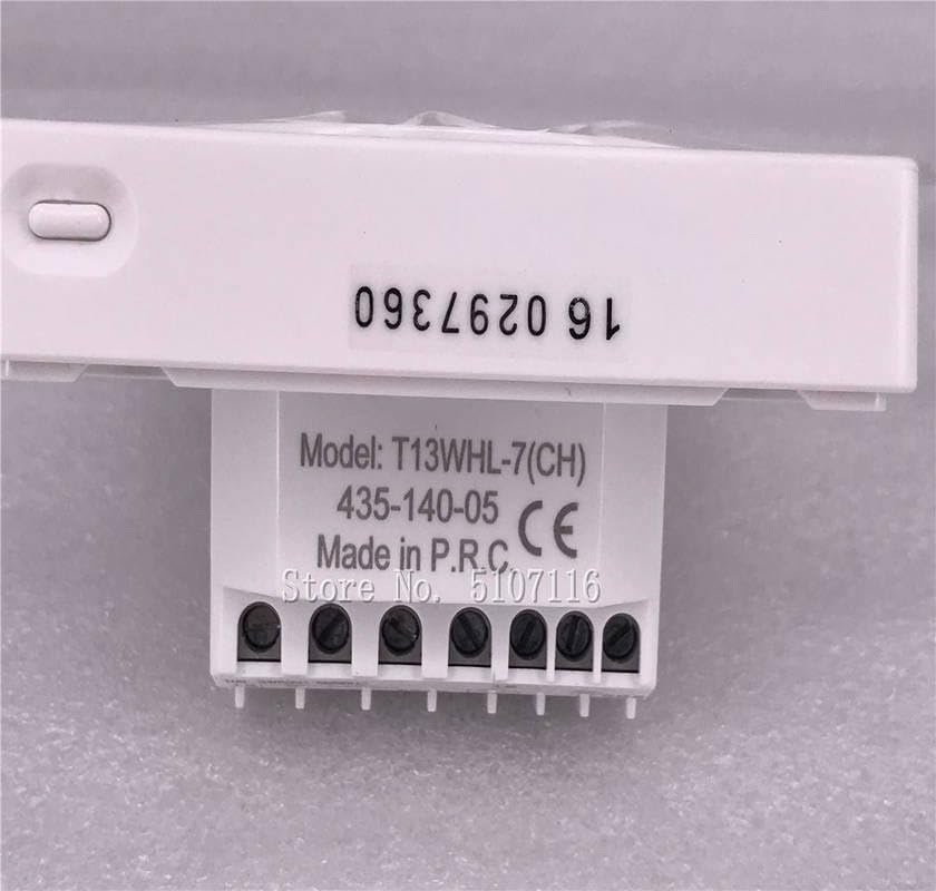 For SASWELL for Electric Floor Heating Thermostat T13WHL-7 CH Water Heating System Color Screen Thermostat