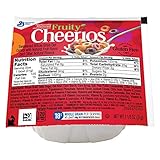 General Mills Cereal Fruity Cheerios Cereal Single Serve Bowl, 1.12 Oz (Pack of 96)