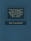 gaststätte feyerabend bad wimpfen  Handy Dictionary of the Greek and English Languages: Greek-English, with an Introduction to the History of Greek Sounds...