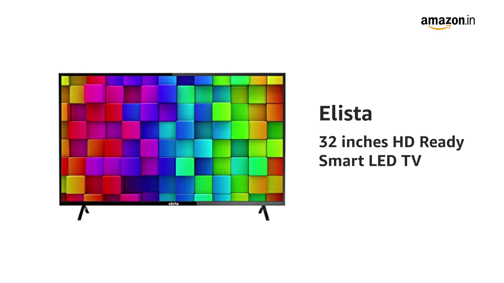 Elista 80 cms (32 inches) HD Ready Smart LED TV SH32EIB43 : Amazon