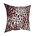 Brązowe poszewki na poduszki z nadrukiem panterka 45 x 45 cm miękka bawełniana poszewka na poduszkę dekoracyjna dom wiejski dekoracja prezent na zewnątrz sypialnia kanapa sofa