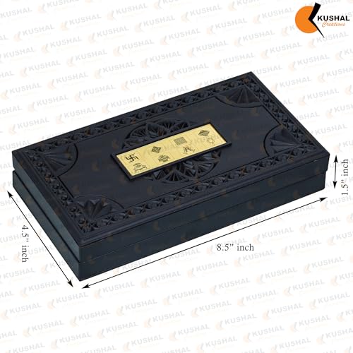 Image of 24K Gold Plated Religious Frame Photo Frame with Charan Paduka Return Gifts for Home Puja Office (24 Tirthankar)