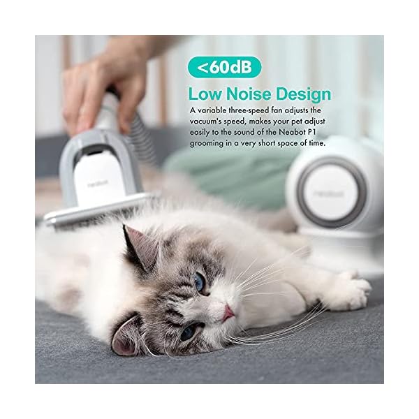 neabot P1 Pro Pet Grooming Kit & Vacuum Suction 99% Pet Hair, Professional Grooming Clippers with 5 Proven Grooming Tools for Dogs Cats and Other Animals neabot P1 Pro Pet Grooming Kit & Vacuum Suction 99% Pet Hair, Professional Grooming Clippers with 5 Proven Grooming Tools for Dogs Cats and Other Animals