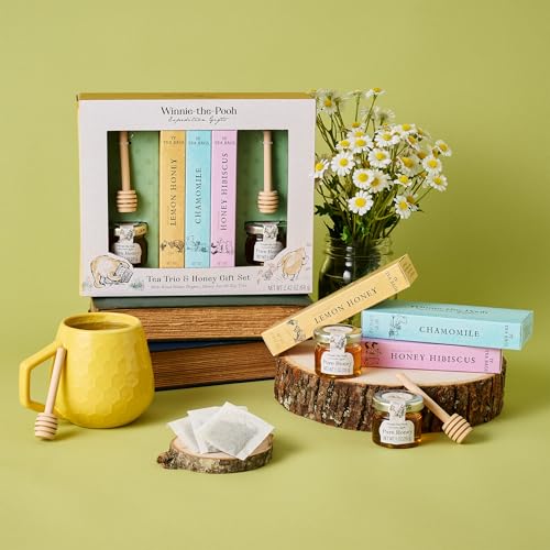 Set de regalo de miel y té Winnie-the-Pooh clásico con 3 sabores miniatura 6
