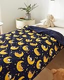 Bear Toddler Comforter - Down Alternative Toddler Comforter - Lightweight & Warm Baby Quilt Blanket - Soft & Breathable - All Season Kids Duvet Insert for Crib & Stroller - Machine Washable - 39x47