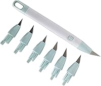Vista 1 de Corey-z Kit de cuchillos de precisión para manualidades, juego de cuchillos Exacto, cuchillo de tallado, herramienta de corte de manualidades con 6
