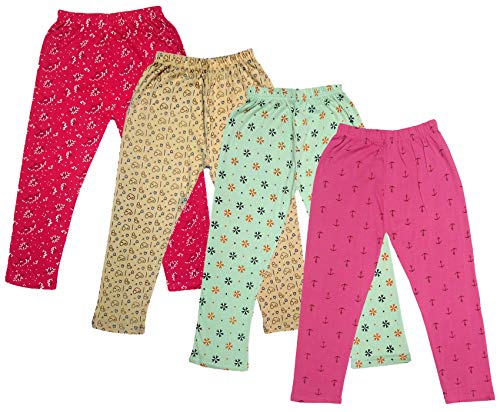 Image of indi weaves Girls Super Soft Cotton Solid Capri Pants Pack of 2