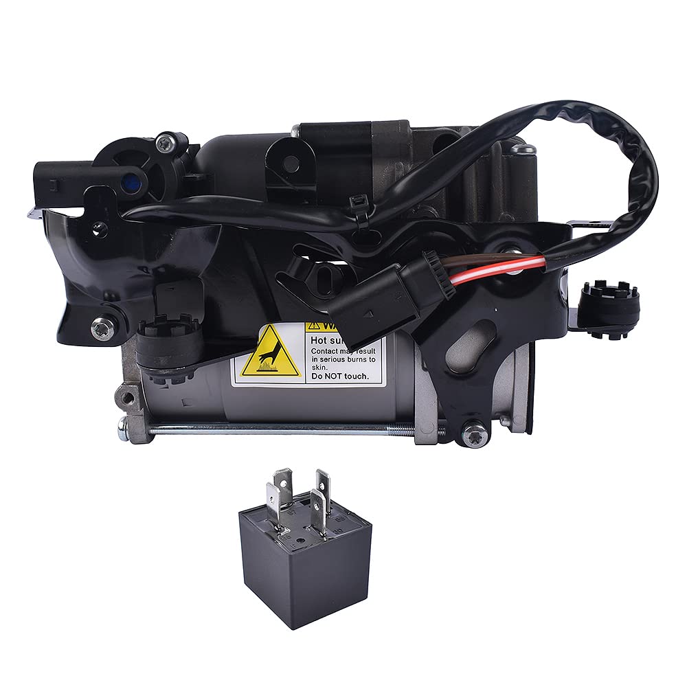 Bisenya Suspension pneumatique Compresseur Pompe avec relais Arrière Remplacement pour E350 E350 E63 AMG Wagon Limousine CLS250 CLS350 CLS550 CLS C218 X218 W212 S212 2123200104 2123200404 4154033230