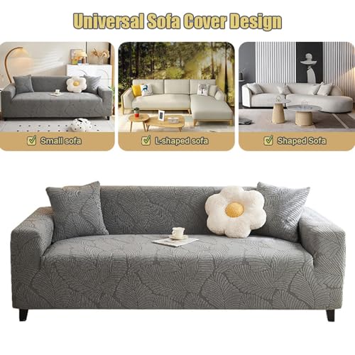 Housse de canapé extensible douce et élégante pour grand salon - 4