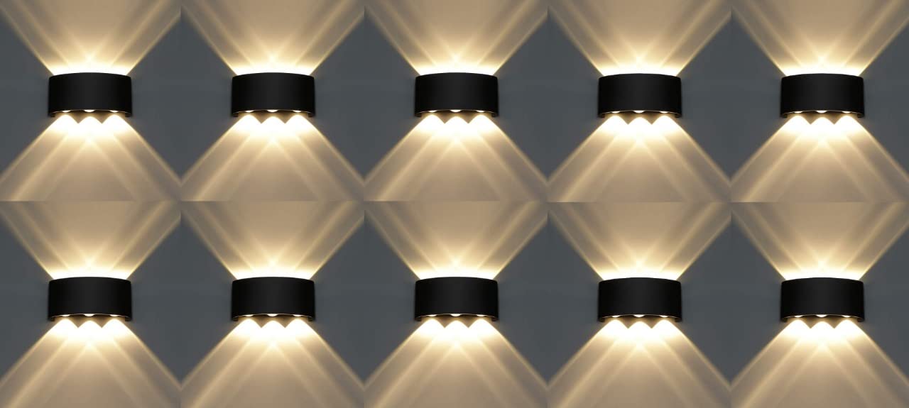 Jackal® 18Watt Oval Shape Updown Outdoor LED Wall Light IP65