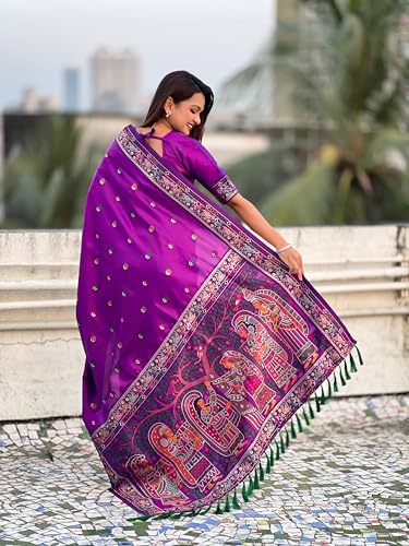 Elite Weaves baluchari silk saree in soft silk – image 7