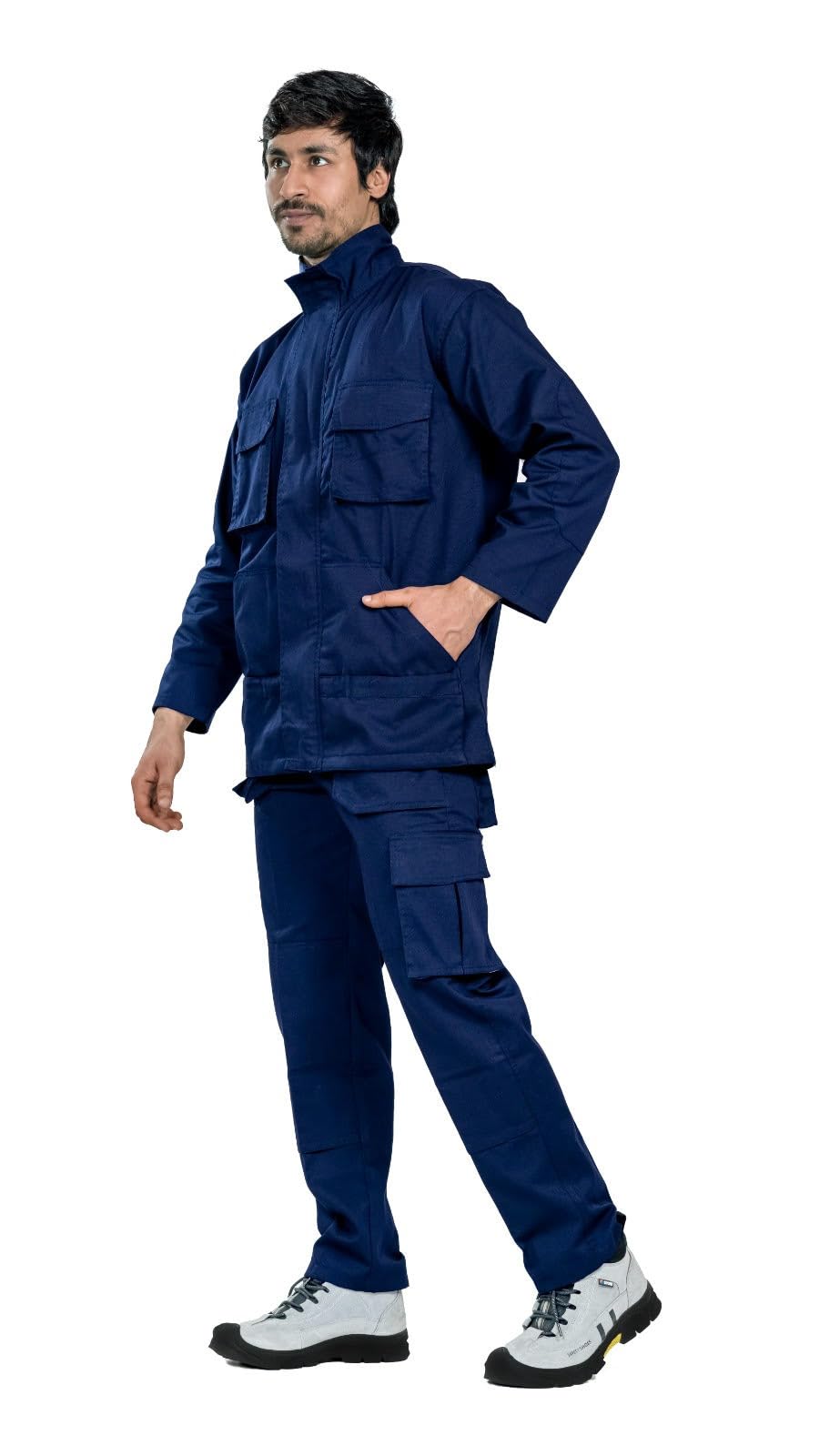 aipan Industrial Coverall/Workwear/Boiler Suit with Multiple Pockets | Fabric - PolyCotton - 65/35 | GSM -220 | Quality - Drill Weave (XL) (B0DF31MWT2) Amazon Price History, Amazon Price Tracker