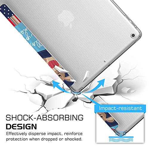 Image of DuraSafe Cases for iPad 8.3 Inch Mini 6th Gen [ Mini 6 2021 ] A2567 A2568 A2569 MK7M3HN /A MLWL3HN /A MK7R3HN /A MK7P3HN /A MLWR3HN /A MK7X3HN /A MK7V3HN /A MK893HN /A Printed Flip Cover- Puppy Friend