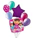7 pc Dora and Friends Into the City Balloon Bouquet Happy Birthday Nickelodeon