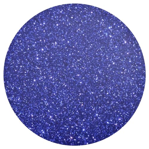 Dark Blue Glitter Placemats Non-Slip Heat Resistant Place Mats Table Mats for Dining Party Decoration