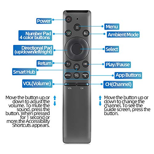Image of for Samsung-Smart-TV-Remote-Replacement, Universal Remote for All Samsung LCD LED QLED Frame Crystal Smart TVs